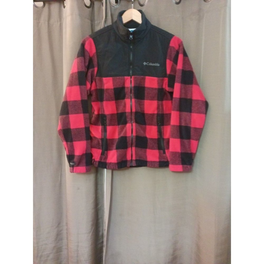 Women's Columbia Bugaboo Buffalo Plaid Interchange Fleece Zip Jacket Small